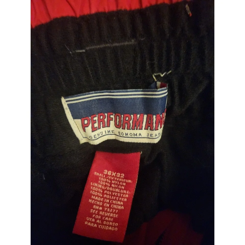 Y2K Deadstock Red Fleece‎ Lined Baggy Pants